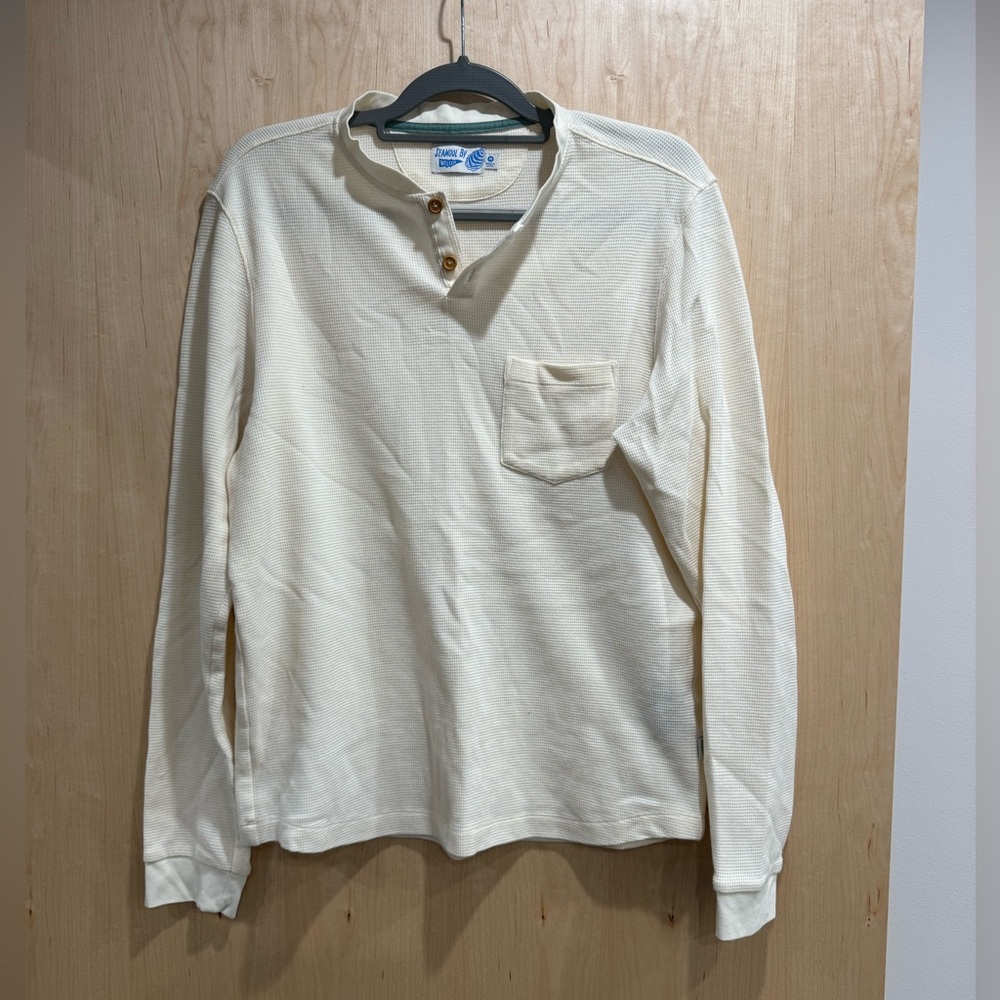 Brosnan Seawool Waffle Henley